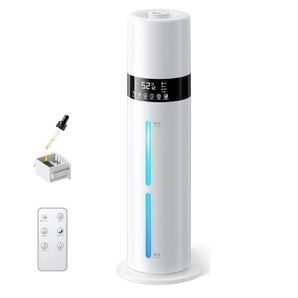 加湿器 大容量 8L 6~35畳対応 超音波加湿器. アロマ対応 スリム型 リモコン付き タイマー付き 省エネ 静音