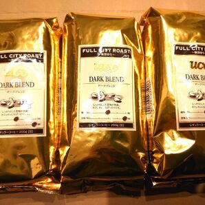 UCC FULL CITY ROAST DARK BLEND ダークブレンド レギュラーコーヒー 3個セット