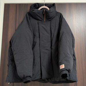 JAVA ジャバ スタンドカラーダウンジャケット ブラック