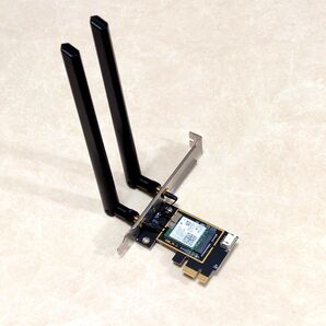 無線LANカード WiFi 6E Bluetooth 5.3対応 PCI-Eアダプター Intel AX210NGWチップセット