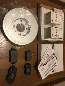 [ domestic stock ]RENAULT Renault Lutecia ( clio ) 3 1.6 RK4M/RK4MC 1.6L rom and rear (before and after) F*R brake pad + front F disk rotor. set 