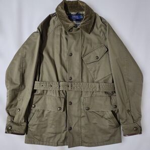 ポロラルフローレン モーターサイクルジャケット ベルト付き オリーブドラブ