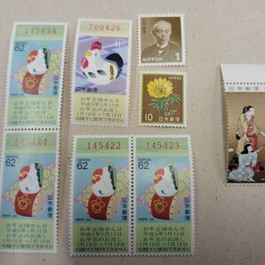 化粧した女性柄含む記念切手320円分 自宅保管品