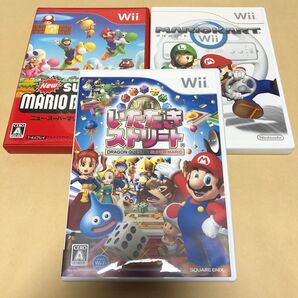 いただきストリートWii、マリオカートWii、Newスーパーマリオブラザーズ Wii