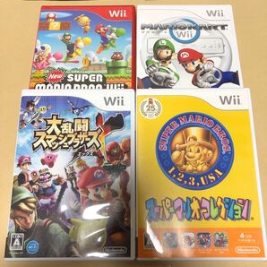 大乱闘スマッシュブラザーズX Wii、スーパーマリオコレクションWii、マリオカートWii、Newスーパーマリオブラザーズ Wii