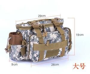  postage included new goods shoulder bag outdoor fishing 37cm camouflage B