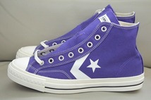 新品未使用 CONVERSE コンバース SKATEBOARDING CX-PRO CV HI スケートボーディング 1CL666 パープル US8 26.5センチ 8,800円 送料無料_画像3