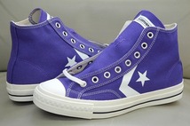 新品未使用 CONVERSE コンバース SKATEBOARDING CX-PRO CV HI スケートボーディング PURPLE 1CL666 US8 26.5センチ 定価8,800円 送料無料_画像1