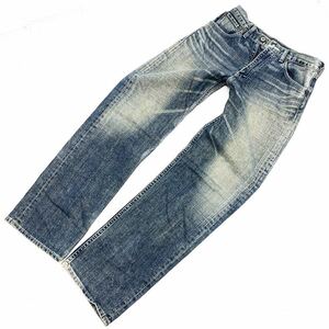 リーバイス ★ LEVIS 504-03 504 男らしい太めシルエット♪ デニムパンツ ジーンズ W30 定番 無骨 アメカジ ストリート 古着MIX■Ja490