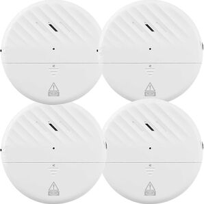 ウィンドウアラーム 防犯アラーム ブザー 大音量125dB 振動センサー 熊対策 ホワイト 4個セット セール中