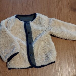 無印良品 リバーシブル ボアジャケット 90