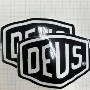 デウスエクスマキナ ステッカー2枚 ブランドロゴ DEUS EX MACHINA シール バイク サーフィン スケートボード