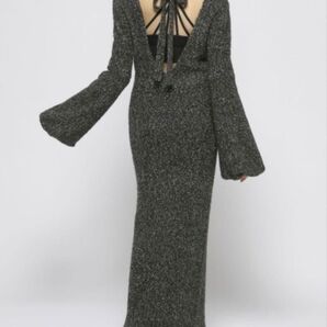 HEREIAMヘレイアム MIXブークレマキシワンピース