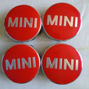 MINI ミニクーパー センターキャップ F系 56mm レッド 4個