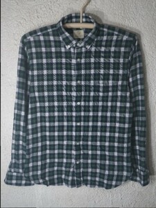 n3709 United Arrows view ti and Youth UNITED ARROWS long sleeve check button down shirt BD shirt popular 