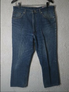 ｎ2063　レア　ラングラー　Wrangler　日本製　M1908　ｗ36　80ｓ　大きめコーデ　美色　ビンテージ★Vintage デニム　パンツ　