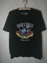 ｎ7017　GUNS N’　ROSES　ガンズ　アンド　ローゼス　THEATRE TOUR 1991　半袖　tシャツ　ロック　バンド　人気　送料格安　_画像1