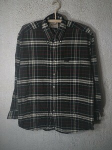 ｎ7106　WoolRich ウールリッチ　長袖　チェック　ボタンダウン　シャツ　ビンテージ　vintage　人気　送料格安