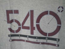 ｎ4790　VISION STREET WEAR　ヴィジョン　ストリート　ウェア　半袖　540°　ファイブフォーティ　プリント　tシャツ　スケボー　スノボ_画像3