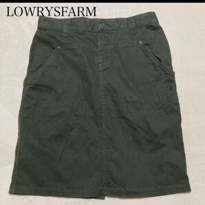 (16)LOWRYSFARM スカート カーキ