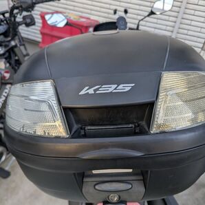 K35 リアボックス 未塗装ブラック モノロックケース バイク用 35L KAPPA ベースねじ付