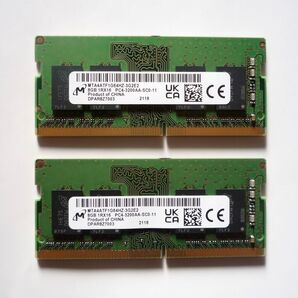 Micron PC4-3200AA 8GB×2枚 16GB
