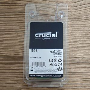 Crucial 16GB DDR4-3200 SODIMM ノートPC用メモリ CT16G48FRA32A 1枚