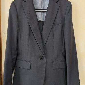 スーツスクエア ウォッシャブルギャバストレッチ無地 テーラードスーツ上下 グレー