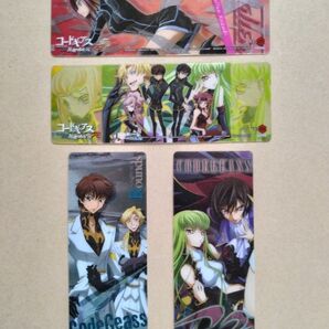 コードギアス 反逆のルルーシュ カード 4枚セット