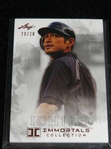 イチロー レギュラーカードパラレル 20/20 2013 Leaf Ichiro Immortals Collection #7 BASE Ichiro Suzuki MLB
