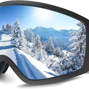 スキースノボゴーグルユニセックス滑り止め 紫外線防止 ヘルメット対応 軽量耐衝撃