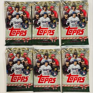 【大谷可能性あり】Topps トップス 2025 Holiday Baseball メジャーリーグ カード card 6パック
