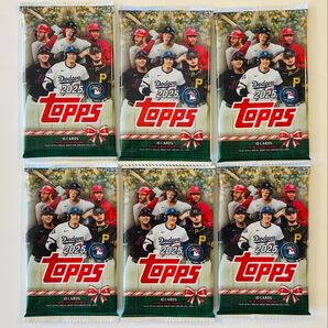 【数量限定タイムセール】Topps 2025 Topps Holiday Mega Baseball メジャーリーグ 6パック