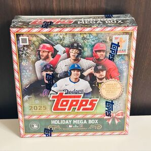 【ドジャース優勝セール】Topps 2025 Topps Holiday Mega Baseball メジャーリーグ カード 1箱