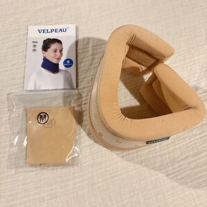首コルセット 頸椎カラー 首サポーター 両用型 ベージュ M 鼾防止