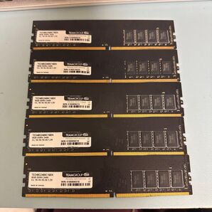 TEAM DDR4-2400 8GB 5枚セット