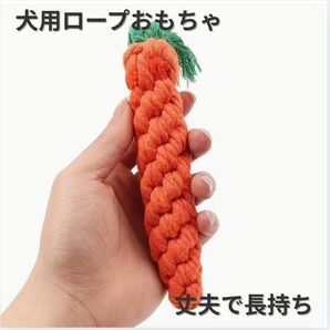 にんじん 犬用おもちゃ 引っ張り 遊び 噛む 歯ぎしり 丈夫 リネン素材 全犬種