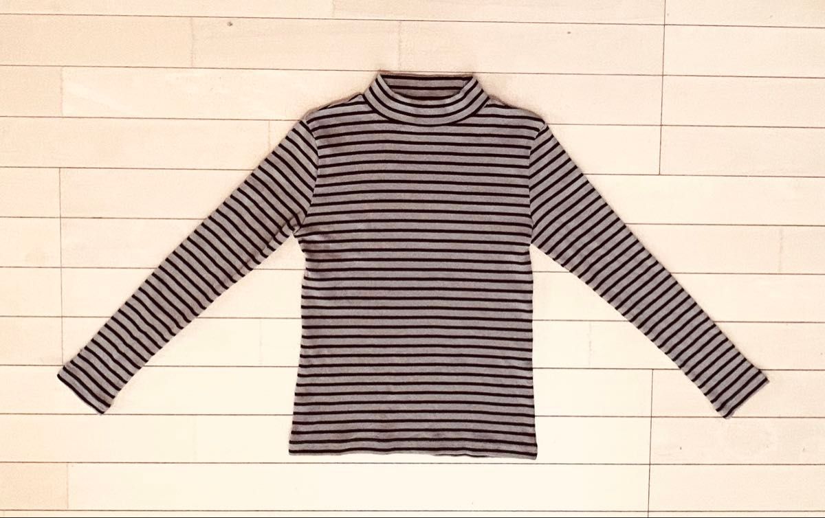 レディース トップス カットソー 長袖 ボーダー　Sサイズ　Tシャツ