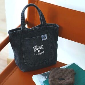 土日セール【新品】トートバッグ デニム生地 ブラック
