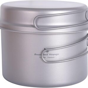 Boundless Voyage チタンクッカー 2個セット!(500ml+1200ml) 収納袋付き Ti2110C