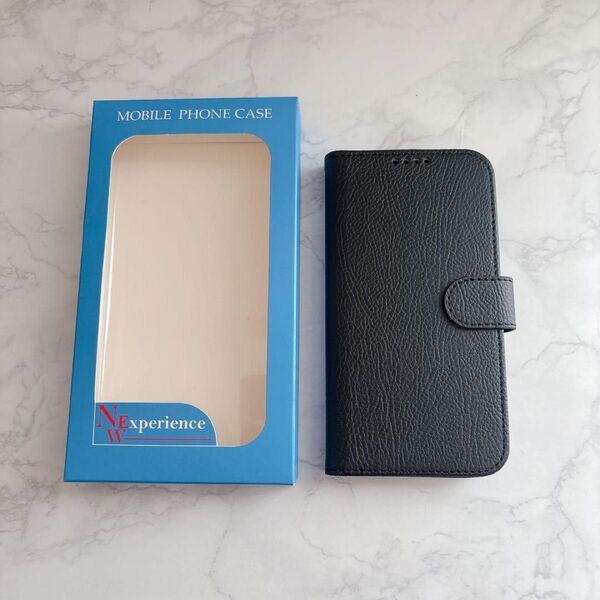 Samsung Galaxy S23ケース 手帳型 ギャラクシー ブラック 黒