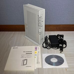 ひかり電話ルータ RV-230SE 本体+CD+取扱説明書+ACアダプター 動作確認OK