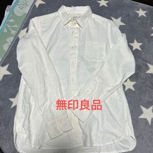 無印良品 長袖シャツ 白 M