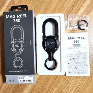 ROOT CO. MAG REEL 360 マグネットリール キーホルダー ブラック