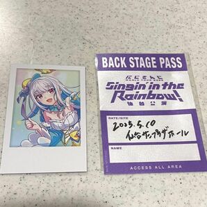 にじさんじ Singin' in the Rainbow SitR仙台 入場特典 リゼ・ヘルエスタ チェキ風カード ノーマル