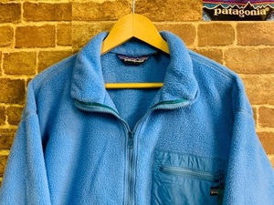 ★実寸M！80'sヴィンテージパタゴニア.patagonia.フルジップユーズドフリースジャケット.USA製古着.Vintage.ラギッド.70年代アウトドア/Y