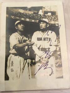 プロ野球カード　川上　青田