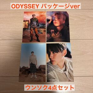 RIIZE Odyssey パッケージ package ver 封入フォト ウンソク コンプ コンプリート 写真 4枚セット