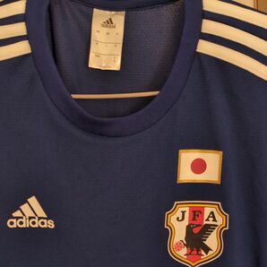 【希少】アディダス 日本代表 サッカーユニフォーム ブルー JFA JAPAN 背番号2 お値下げ中