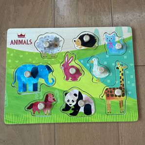 Ed.Inter ANIMALS 木製パズル どうぶつ